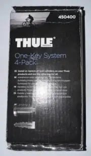 Thule One-Key System Lock Cylinders (4 Pack), 450400