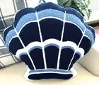 Beach to Bistro Sigrid Olsen Clam Shell Pillow Beach Indoor Outdoor 15"x18" New
