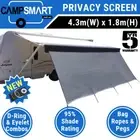 4.3m Caravan Privacy Screen Sunscreen Sun Shade for 15ft (4.57m) Roll Out Awning