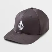 Volcom V Stone Stretch Fit Baseball Cap Hat Charcoal NWT NEW Skate Surf Street