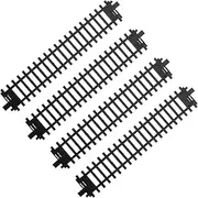 CLISPEED 4pcs Flexible Train Track Accessories Creative Railway Models for Imaginative Play Enhance Coordination Family Bonding Eye Catching Design for Unique Layouts