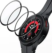 JETech Screen Protector for Samsung Galaxy Watch 5 Pro 45mm, Full Coverage Tempered Glass, HD Clear, 3 Pack