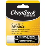 ChapStick Classic Original Lip Balm – Moisturizing Lip Care for Dry Cracked L...