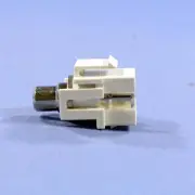 Eagle 5553W White Modular TV Video Connector RCA Speaker Cable Jack Insert RG6
