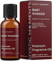 Mystic Moments | Baby Fresh Powder Fragrance Oil 50ml - Perfect for Soaps, Candles, Bath Bombs, Oil Burners, Diffusers and Skin & Hair Care Items