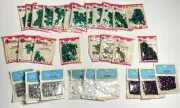 Vintage Sequins Lot of 29 Packages Fibre-Craft Mangelsens Sparkle Crafts NOS