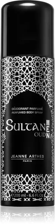 Jeanne Arthes Sultan Men Oud Deodorant and Body Spray for Men 200ml