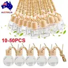 Car Hanging Diffuser Air Freshener Perfume Mini Glass Empty Bottle Ornament Bulk