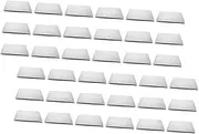 ABOOFAN 50pcs Soundproofing Insulation Mat Aluminum Foil Insulation for Noise Reduction Vehicles Home Office Silver Easy Installation