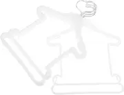 Zerodeko 10Pcs Clothes Hangers Plastic Hangers for Newborns Space Saving Design for Organizing Jumpsuits Outfits Swimwear Non Slip Hanger