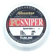 SUNLINE fluorocarbon line shooter sniper 100m 10lb Natural Clear