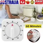 60 Minute Mechanical Kitchen Timer Visual Cooking Baking Timer Clock Loud Alarm