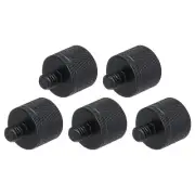 5Pcs Mic Stand Adapter 1/4 Female to M6 Male Thread Screw Adapter Aluminum