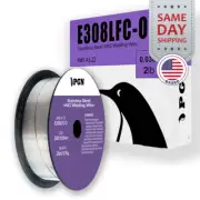 2-Lb E308LFC-O .030" Stainless Steel Flux Cored Wire - Gasless MIG Welding Wire