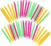 NULYLU 100pcs Spiral Perm Bar Perm Rods for Long Hair Spiral Hair Curlers Rods Hair Rods for Curls Curling Rods for Long Hair Perm Kit Salon Perm Rods Perm Rods for Short Hair Curl Rods