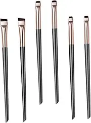 PAMINGONO 6Pcs Eyeliner Brush Women Precision Eye Makeup Tools with Comfortable Grip Lightweight Design for Makeup Lovers