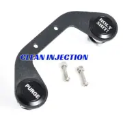 Black 19MM PURGE NITROUS OXIDE NOS Billet Momentary activation Push Button Dual