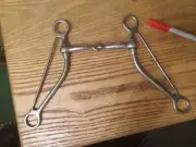 new Long Shank Snaffle Bit Mouth 4 3/4 In stainless