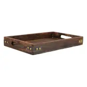 Wooden Tray for Perfume Solid Pallet Serving Food Large Decorative Rectangular
