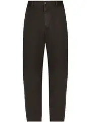 [Dolce & Gabbana] Dolce & Gabbana-Pantaloni In Cotone Tinto In Capo-Uomo 50
