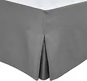 Bed Bumper Cover Bed Base 160 x 20 cm + 30 cm Charcoal Grey