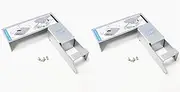 3.5" to 2.5" SSD SAS SATA Hard Drive Tray Adapter Bracket Converter Cage for Dell HP IBM Lenovo Mac Apple 3.5 inch Caddy, Compatible with Dell 9W8C4 Y004G WWGPK with Screws (2-Pack)