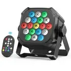 80W 19LED Par Can Light RGBW Mixing Remote DMX Party Show Stage Disco DJ Lights