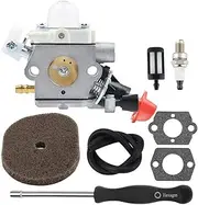 FS56RC FS70R Carburetor for Sthil FS 56 RC FS 70 R FS56 FS40 FS50 FS70 FS56C FS56R KM56 KM56RC FC70 HT56 Parts Tune Up Kit Trimmer Brushcutter Replace C1M-S267A 4144 120 0608