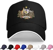 National Emblem of Australia Baseball Cap Australian Trucker Dad Hat for Men Women Outdoor Sport Running