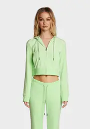 [JUICY COUTURE] Sour Apple OG Bling Velour Jacket