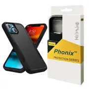 PHONIX Apple iPhone 15 Pro (6.1') Armor Rugged Case Black