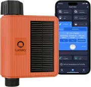 Lumary Solar Wifi Sprinkler Timer, Smart Water Timer for Garden Hose, Smart Hose