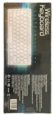 Bluetooth Wireless Keyboard Black New In Box