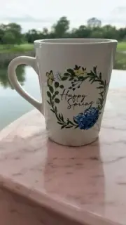 HAPPY SPRING Coffee or Cocoa Mug FLOWERS SPRINGTIME NEW