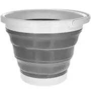 ASR Outdoor Collapsible Silicone 10 Liter Gold Panning Water Bucket Container