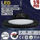100/150/200W High Bay LED Light UFO Industrial Shed Warehouse Factory Farm Gym