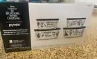 Brand New Pyrex Disney Nightmare Before Christmas 8 piece set (B2)
