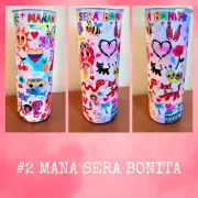 Mana Sera Bonita 20oz Custom Skinny Tumbler
