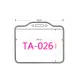 量販500組 TA-026 橫式(內尺寸92x66mm)名片套加鍊條 卡套 證件套 識別證 緞帶 (8.2折)
