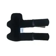 Catzon Breathable Finger Splint Built-in Aluminum Support for Pain Relief Knuckle Fixation-Black