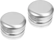 BEBEMOKO 4Pcs Aluminum Soap Cases Compact Soap Containers for Travel Makeup Boxes for Toiletries Tins Chic Design Present for Family Friends