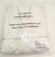 Chadsworth & Haig MD5000 White Pure Elegance Modal Diamond Jacquard Robe S/M