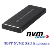 SSD Hard Disk Drive Case NVMe PCIE USB3.1 HDD Enclosure M.2 to USB Type C 3.1
