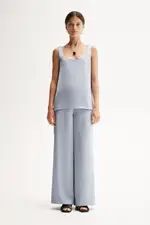 Eleanor Pant Dusty Blue Size 14 | Elka Collective