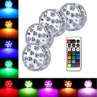 Lighting Waterproof Underwater Solar Pool Lights Lamp Remote Control Perception