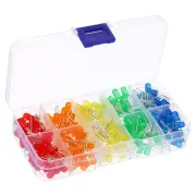 200Pcs 5mm Light Emitting Diodes, LED Diodes, 5 Colors