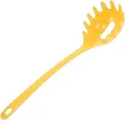 FONDOTIN Spaghetti Fork Strainer Spoon Ergonomic Slotted Serving Utensil for Pasta Soup Eggs Kitchen Ladle for Easy Straining Cooking