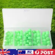 100Pcs Glow in The Dark Fishing Beads Oval Fishing Bait Eggs for Pool Lake River