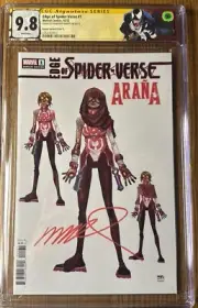 Edge Of Spider-Verse Arana #1 Ramos Cover A CGC 9.8 Signed By Humberto Ramos