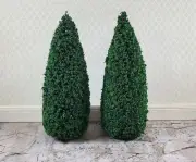2 Model Scenery Shrubs Trees Bushes Green Dollhouses Scale Models Model RR 4.5"
